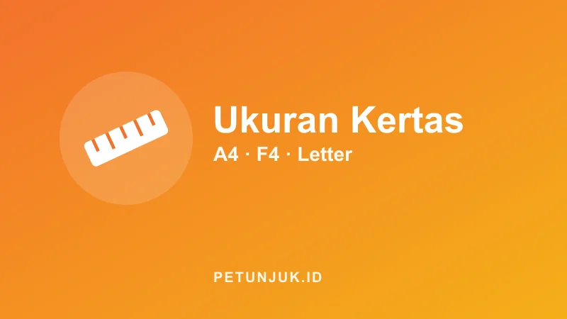 Cek Ukuran Kertas