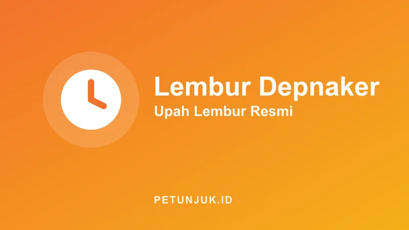 Kalkulator Lembur Metode Depnaker