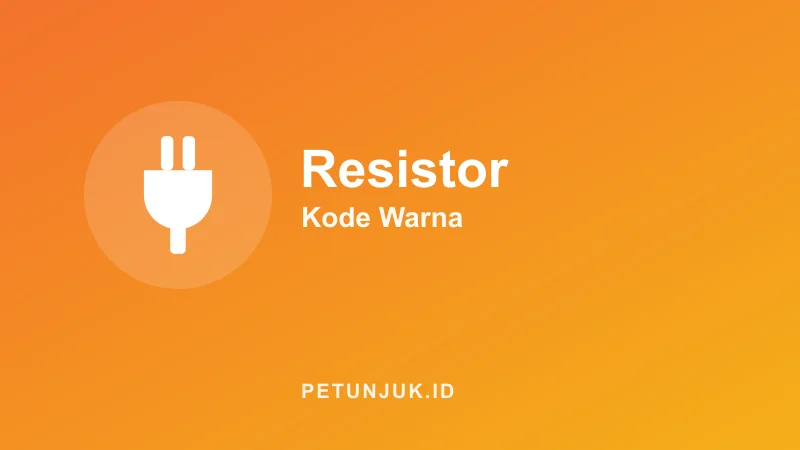 Kalkulator Resistor Kode Warna (4 Gelang)