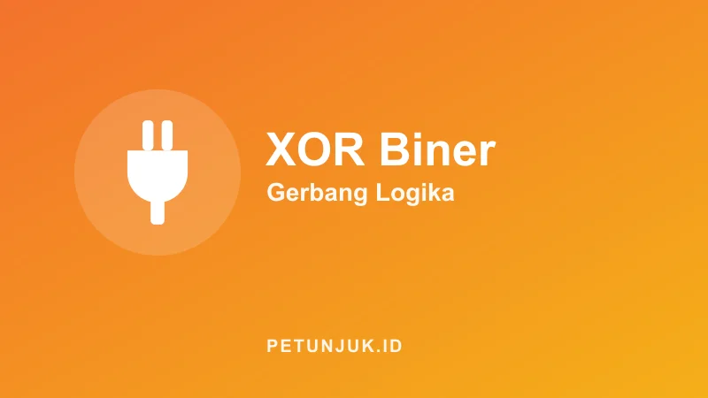 Kalkulator XOR Biner (Gerbang Logika)