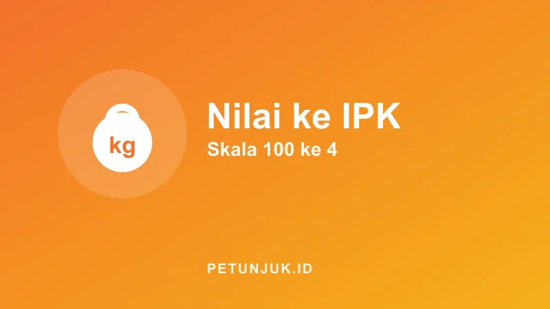 Konversi Nilai Ijazah ke IPK