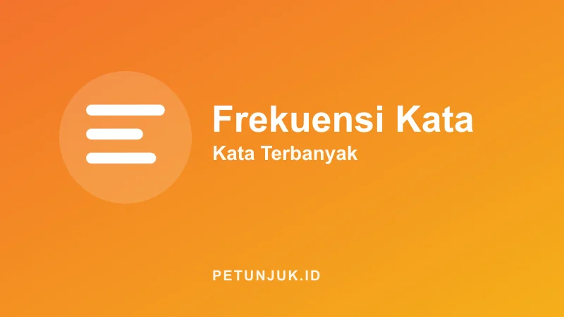 Penghitung Frekuensi Kata Online